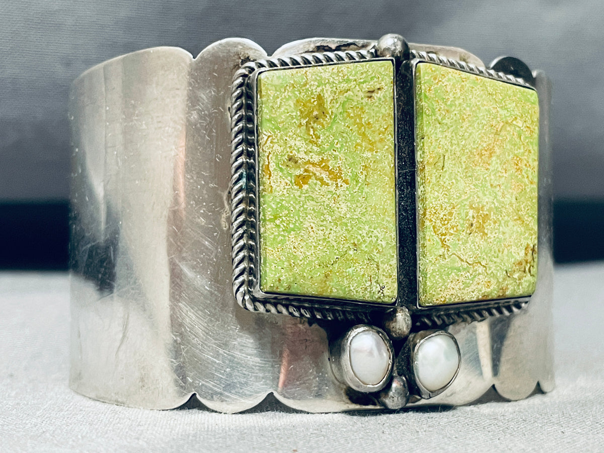 The Best Jim Linkin Vintage Native American Navajo Gaspeite
