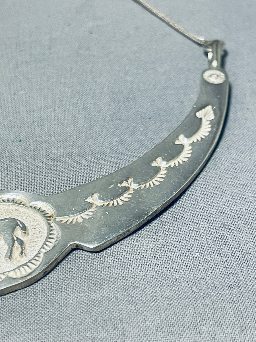 Emerson Kinsel Native American Navajo Sterling Silver Horse