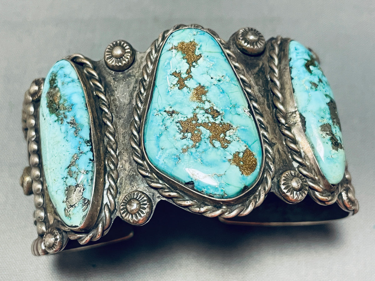 One Of The Best Ever Vintage Native American Navajo Turquoise