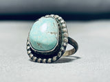 Sensational Vintage Native American Navajo 8 Turquoise Dome Sterling Silver Ring-Nativo Arts