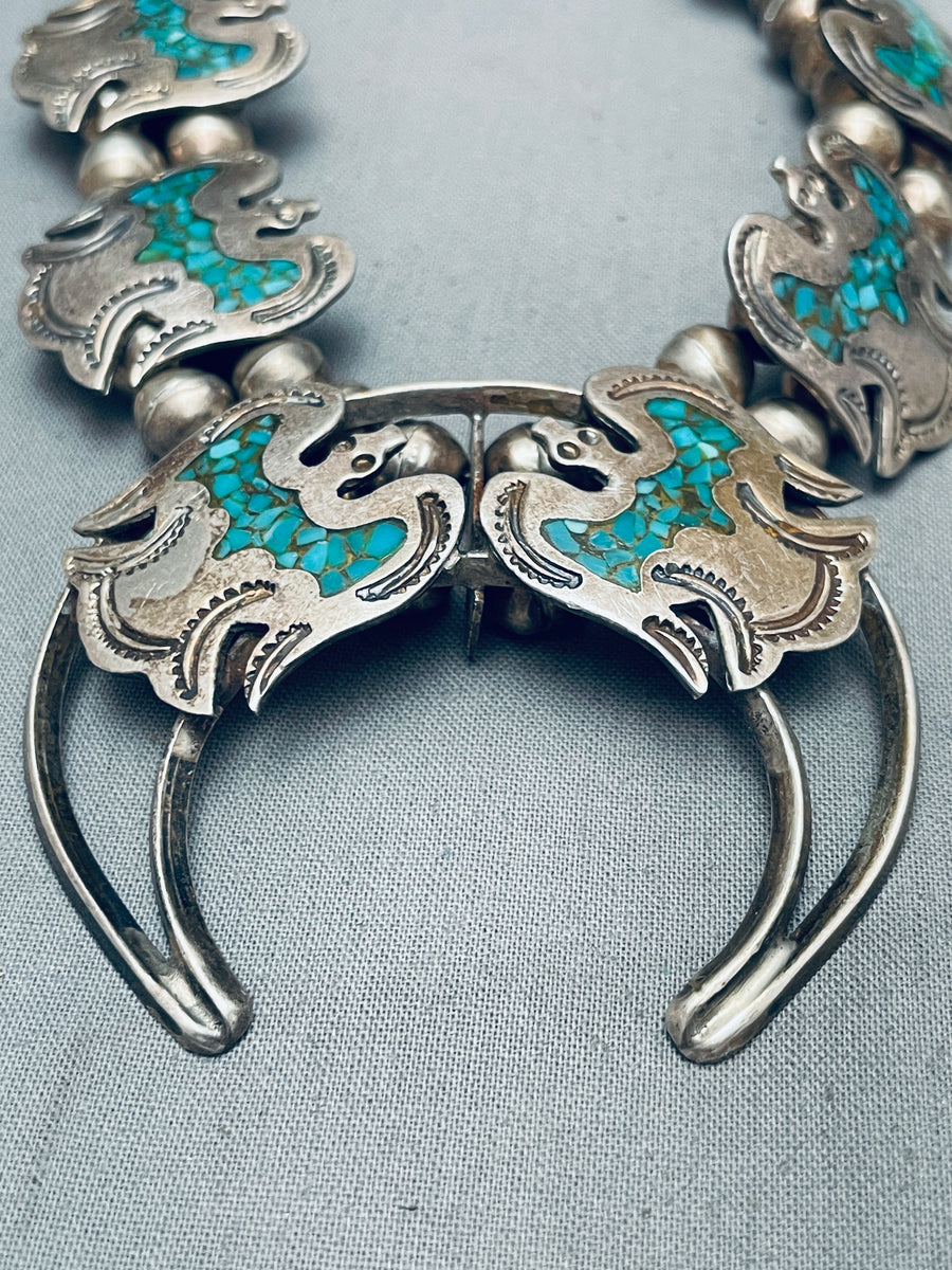 Sturdy 162 Gram Vintage Native American Navajo Turquoise Sterling