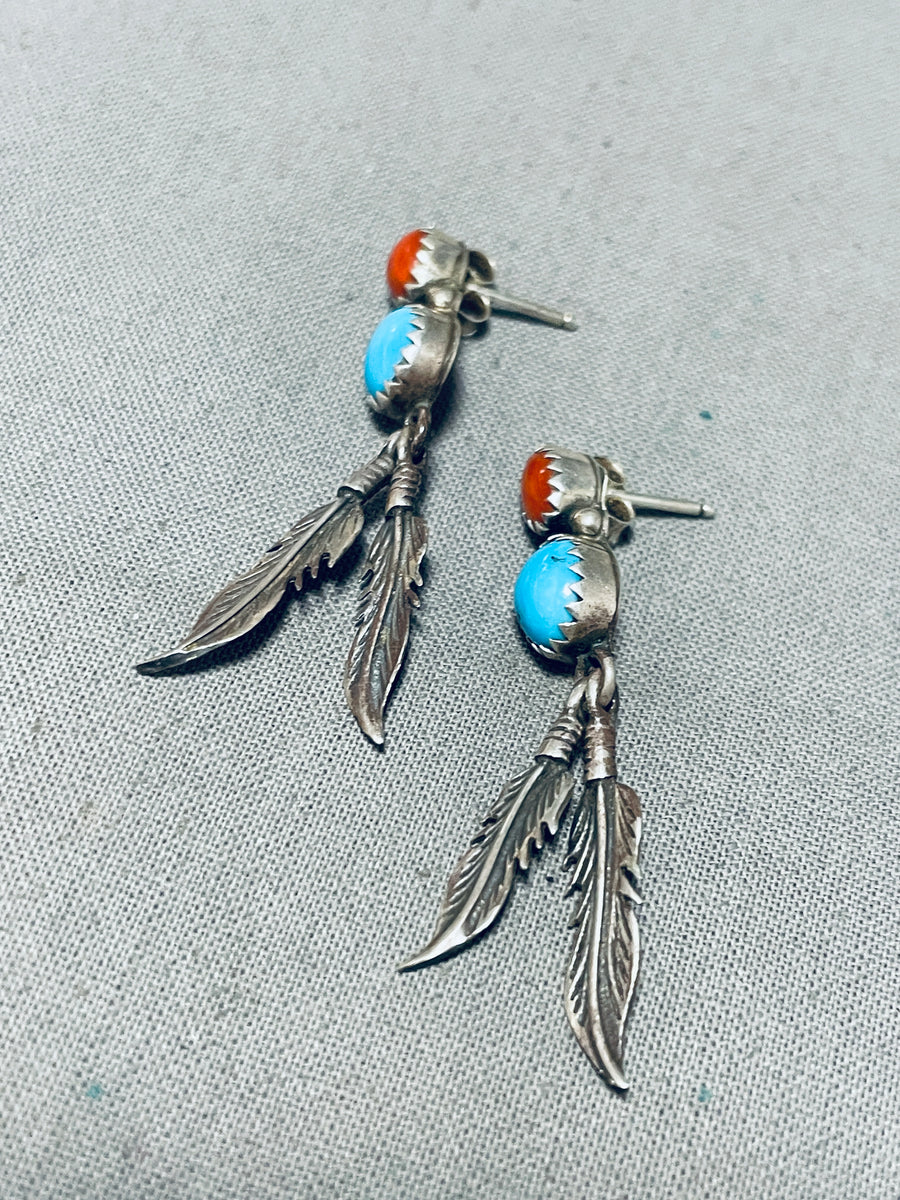 Wonderful Vintage Native American Navajo Turquoise Sterling Silver