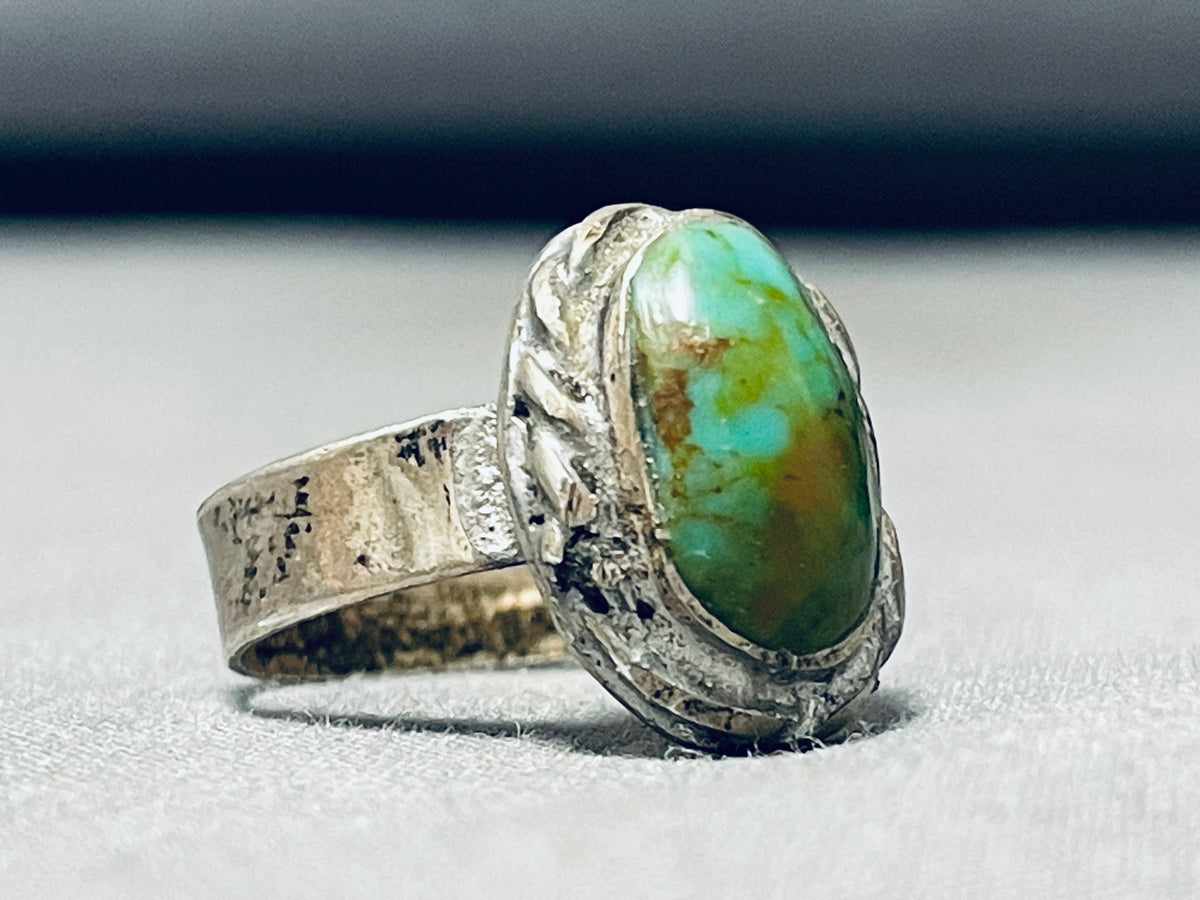 Fab Vintage Native American Navajo Royston Turquoise Sterling Silver R ...