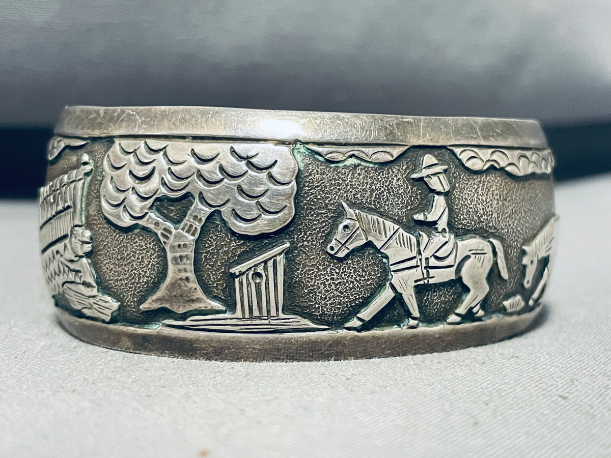 Timeless Vintage Native American Navajo Sterling Silver