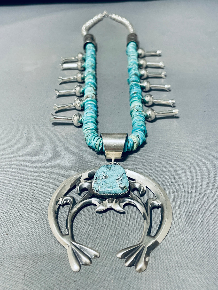 Tawney Willie Native American Navajo Turquoise Sterling Silver