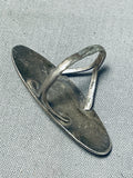 Highly Detailed Vintage Native American Navajo Sterling Silver Ring-Nativo Arts