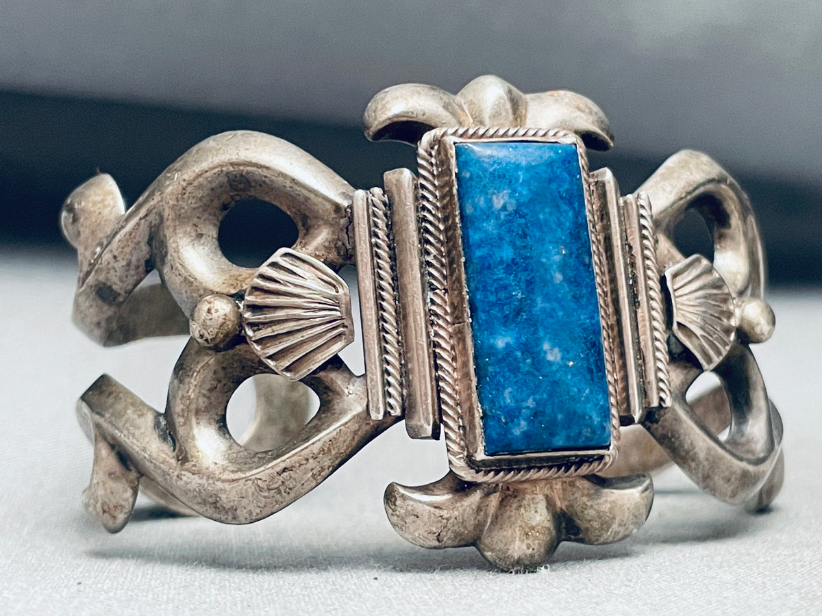 Important Harry Morgan Vintage Native American Navajo Lapis