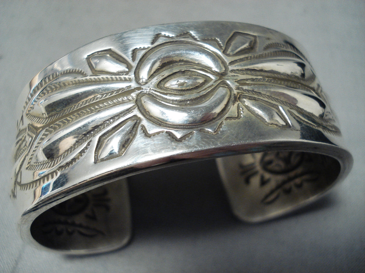Important Ray Adakai Astonishing Vintage Native American Navajo