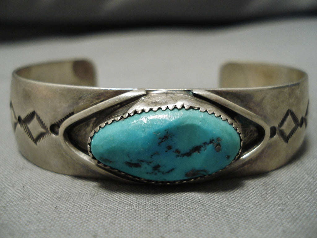 Authentic Vintage Native American Navajo Louis Yazzie Turquoise
