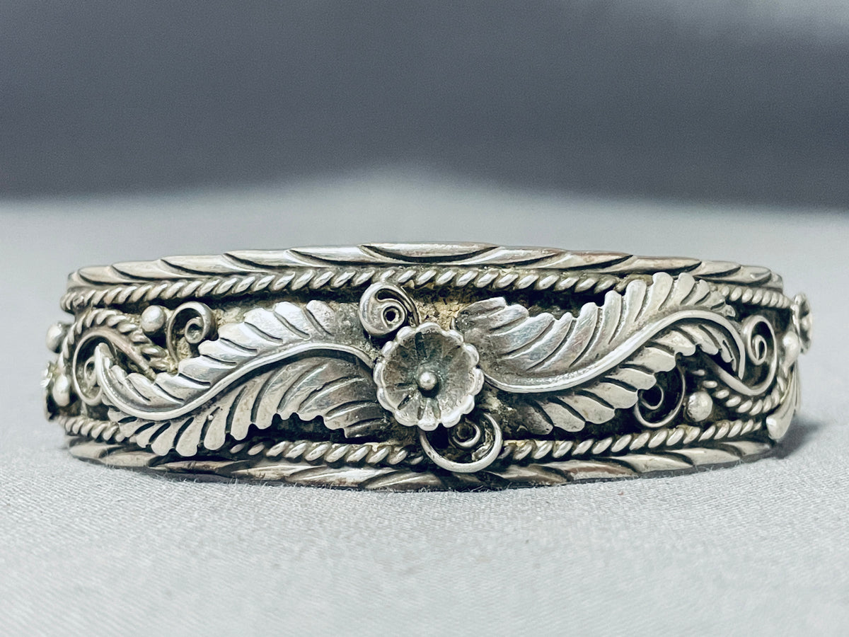 Amazing Sue Calabaza Vintage Native American Navajo Sterling