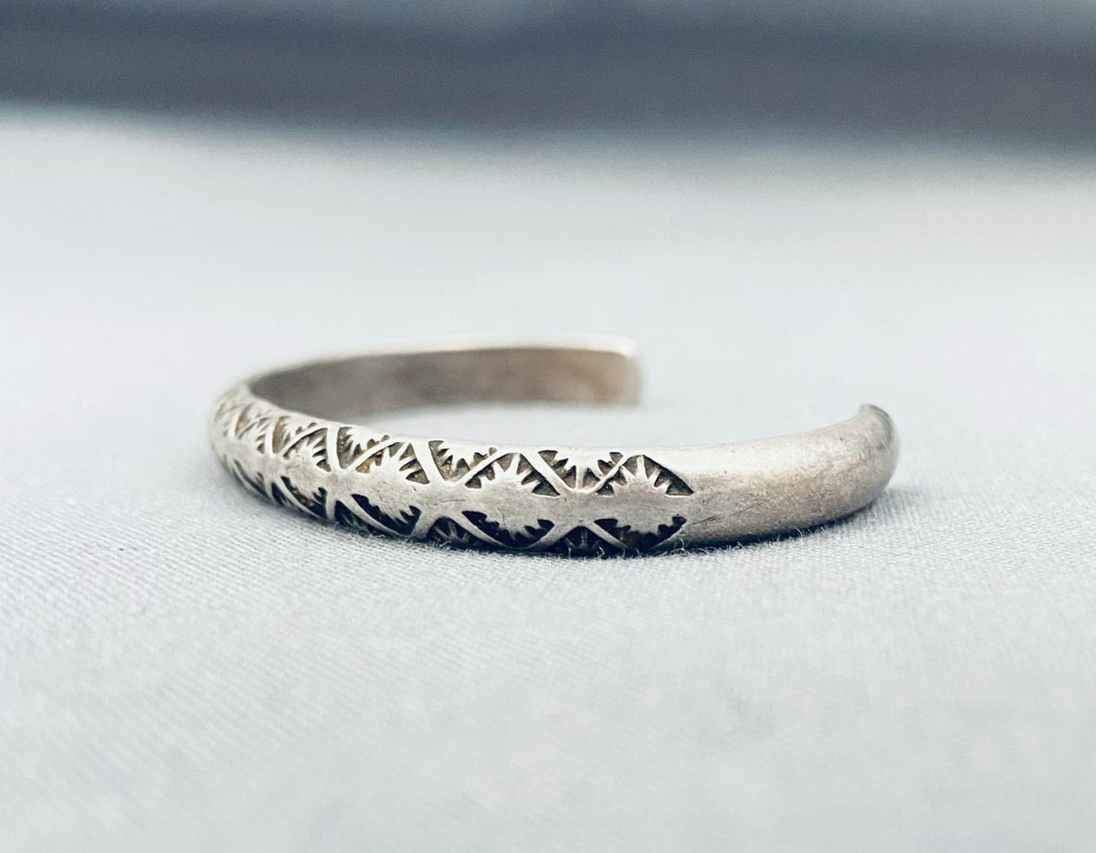 Fantastic Vintage Al Todacheene Native American Navajo Sterling