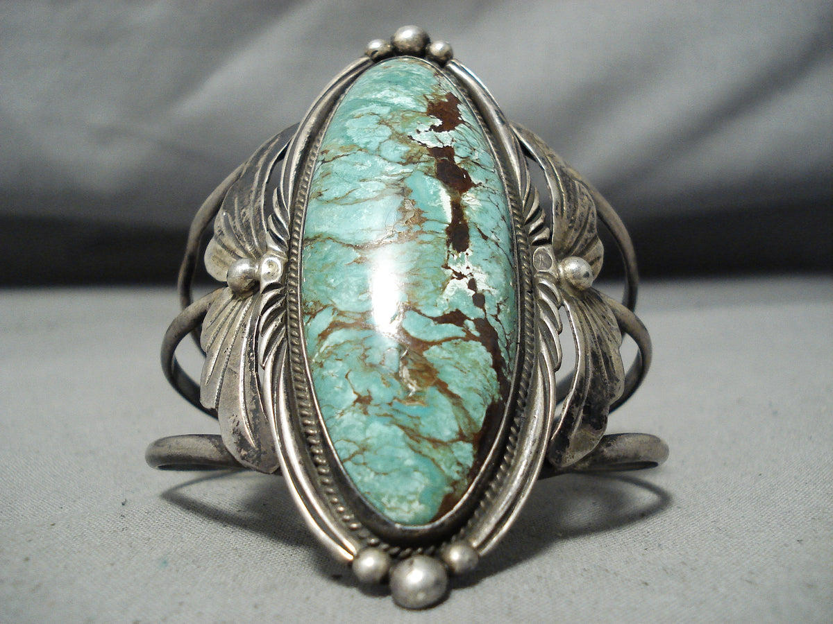 b*y様 18世紀 べべジュモードレス　レース シルク Robert Nez Vintage Native American Navajo Green Turquoise Sterling