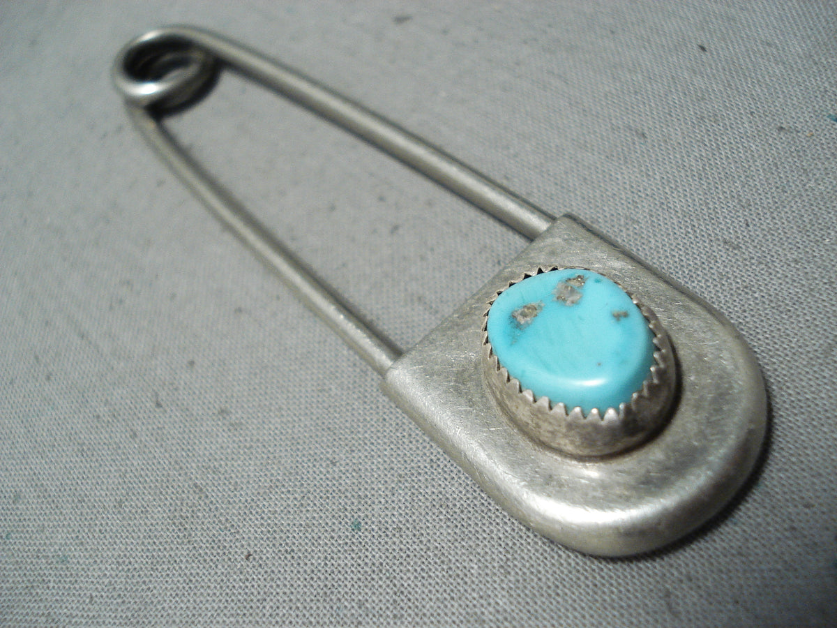 Custom Vintage Native American Navajo Old Kingman Turquoise