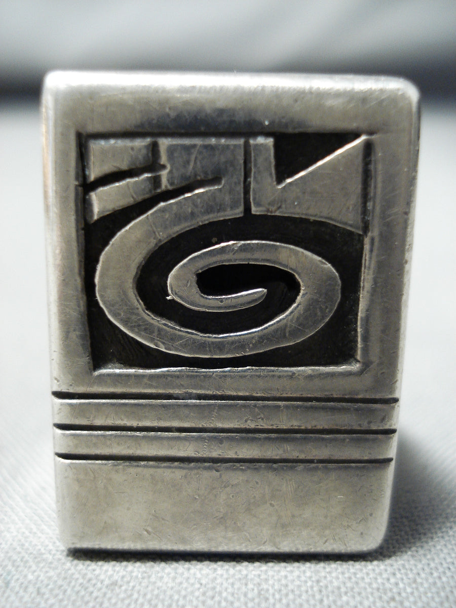Historical Michael Kabotie Vintage Native American Hopi Sterling