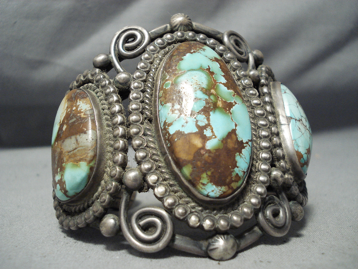 Best Vintage Native American Navajo Royston Turquoise Sterling Silver ...