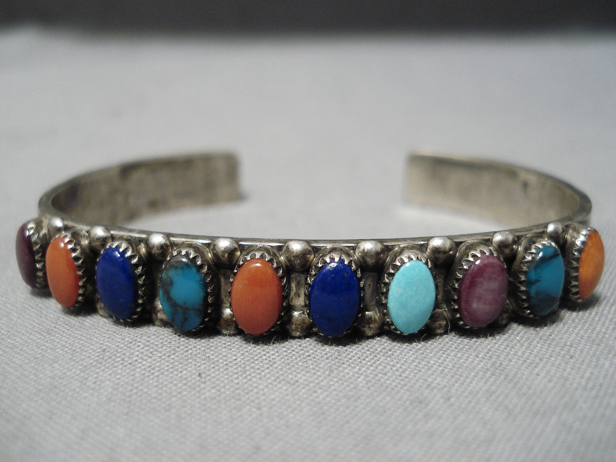 Very Rare Early Vintage Native American Zuni Harlan Coonsis