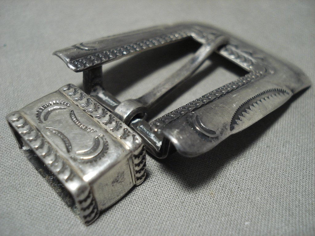 Hammered Silver Buckle