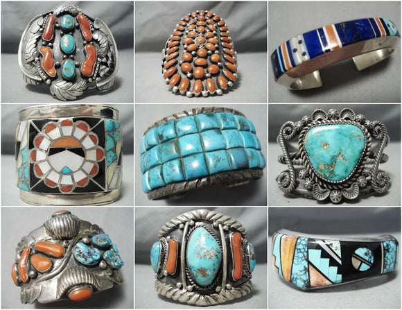 Museum Bracelets - Featuring Old Navajo Bracelets & More