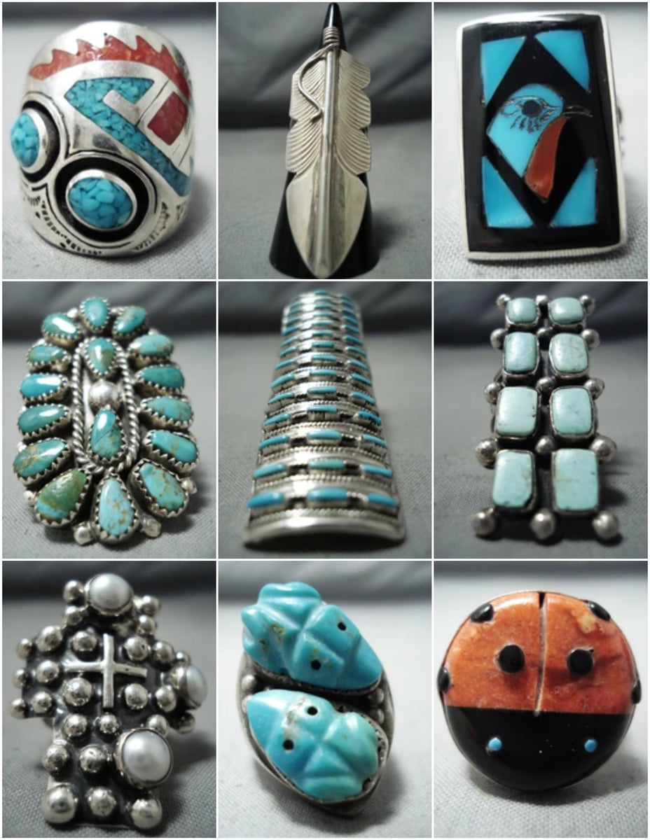Museum Collection Native American Rings | Turquoise & Silver – Page 2 ...