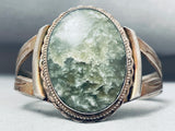 The Best Vintage Native American Navajo Domed Jasper Sterling Silver Bracelet-Nativo Arts