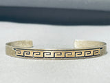 Special Vintage Native American Navajo 14k Gold Sterling Silver Bracelet-Nativo Arts
