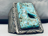 126 Grams Of Museum Quality Vintage Native American Navajo Turquoise Sterling Silver Bracelet-Nativo Arts