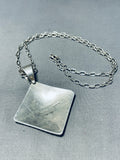 Magnificent Vintage Signed Native American Navajo Sterling Silver 14k Gold Necklace-Nativo Arts
