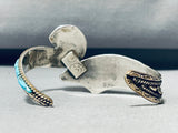 Elevated Workmanship Vintage Native American Navajo Turquoise Sterling Silver Bracelet-Nativo Arts
