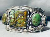 One Of The Best Damale Turquoise Vintage Native American Navajo Bracelet We Have Collected-Nativo Arts