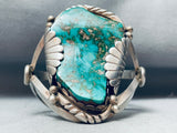 One Of The Best Vintage Native American Navajo Royston Turquoise Sterling Silver Bracelet-Nativo Arts