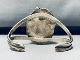 Planet Mars Agate Vintage Native American Navajo Sterling Silver Bracelet Old-Nativo Arts