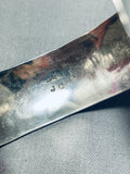 Whimsical Vintage Native American Navajo Handcarved Silver Storyteller Eeyore Bracelet-Nativo Arts