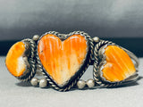 I Heart The Ocean Vintage Native American Navajo Sterling Silver Bracelet-Nativo Arts