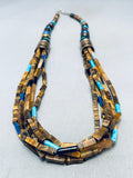 The Best Thomas Singer Vintage Tiger Eye Sterling Silve Rturquoise Necklace-Nativo Arts