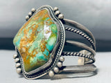 One Of The Best Ever Vintage Native American Navajo Royston Turquoise Sterling Silver Bracelet-Nativo Arts