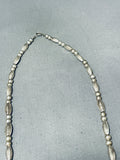 Important Will Singer Vintage Native American Navajo Green Turquoise Sterling Silver Necklace-Nativo Arts