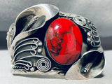 The Best Vintage Red Jasper Sterling Silver Bracelet Cuff-Nativo Arts