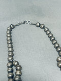 Gasp! Vintage Native American Navajo Turquoise Sterling Silver Coin Squash Blossom Necklace-Nativo Arts