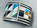 7-inch Wrist 83 Grams Native American Navajo Sleeping Beauty Turquoise Sterling Silver Bracelet-Nativo Arts