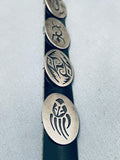 Mind Blowing Vintage Native American Hopi Sterling Silver Concho Belt-Nativo Arts
