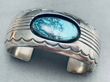 Native American Important Vintage Dan Jackson Turquoise Sterling Silver Bracelet-Nativo Arts