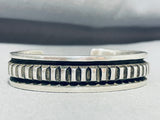 104 Grams Powerful Big Bear Native American Navajo Sterling Silver Bracelet Cuff-Nativo Arts