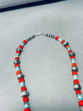 One Of The Best Ever Lizard Vintage Native American Navajo Sterling Silver Necklace-Nativo Arts