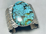100+ Gram Native American Navajo Spiderweb Turquoise Sterling Silver Bracelet-Nativo Arts