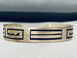 Ben Mansfield Private Collection Vintage Native American Hopi Sterling Silver Bracelet-Nativo Arts