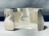 Native Pots Vintage Native American Navajo Sterling Silver Bracelet Wide!-Nativo Arts