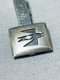 Brilliant Vintage Native American Navajo Sterling Silver Bird Tie Tack-Nativo Arts