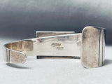 The Best Ray Tracey Vintage Native American Navajo Turquoise Inlay Sterling Silver Bracelet-Nativo Arts