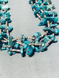 Native American Outstanding Vintage Santo Domingo Turquoise Necklace-Nativo Arts