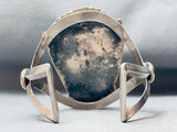 One Of The Best Vintage Native American Navajo Royston Turquoise Sterling Silver Bracelet-Nativo Arts
